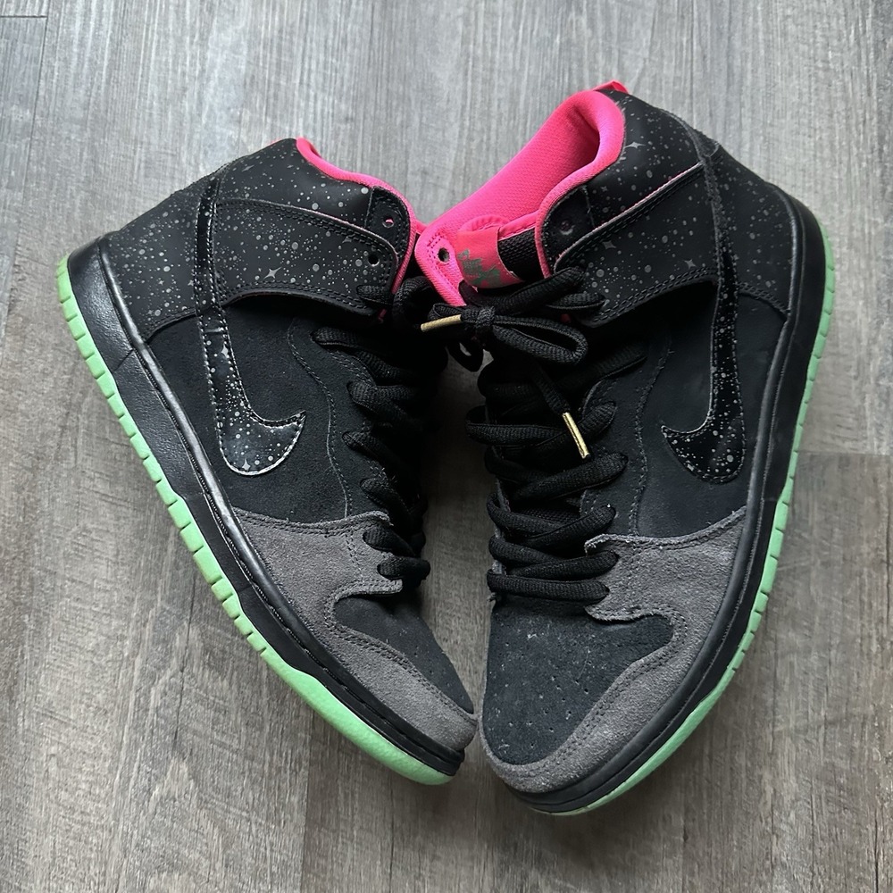 Nike SB Dunk High Premium Northern Lights Men's Size 10.5 313171-063 EXCELLENT++